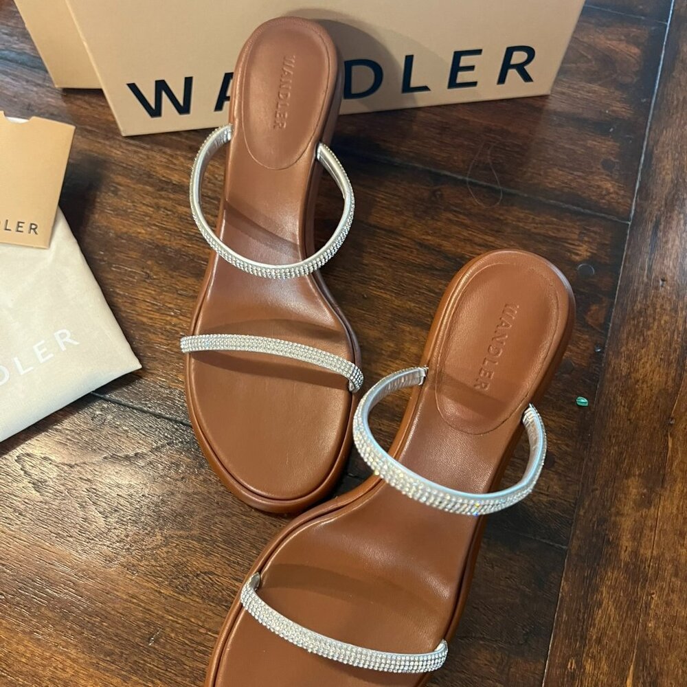 WANDLER June Diamante Sandals 9.5! NIB!